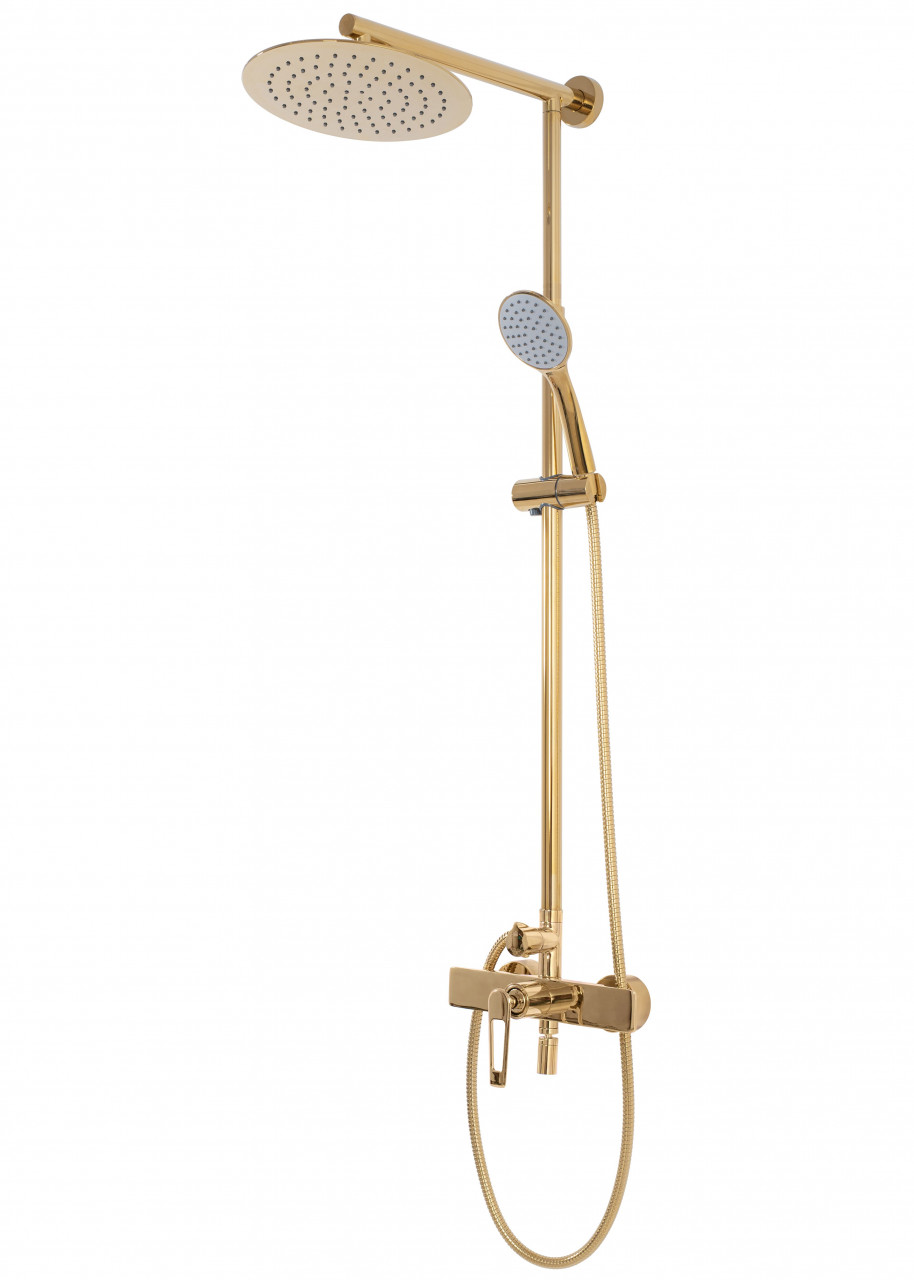 Poze Baterie de dus Aldi aurie