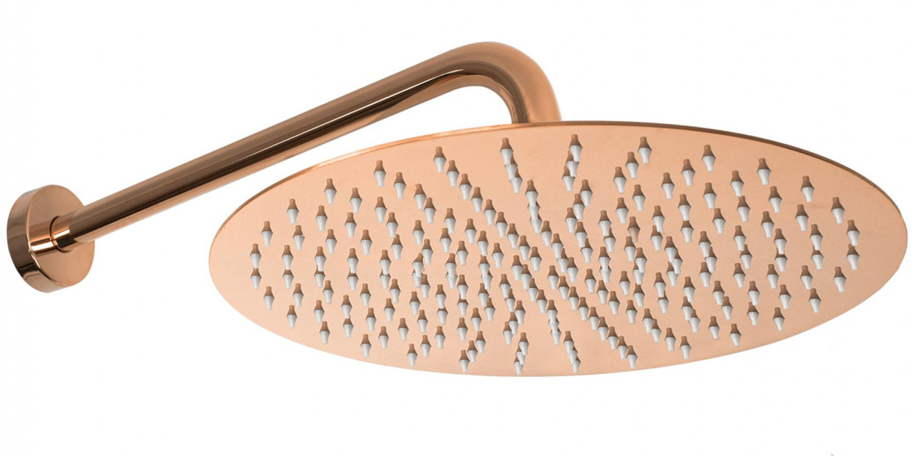 Poze Baterie de dus incastrata Lungo Miler roz gold