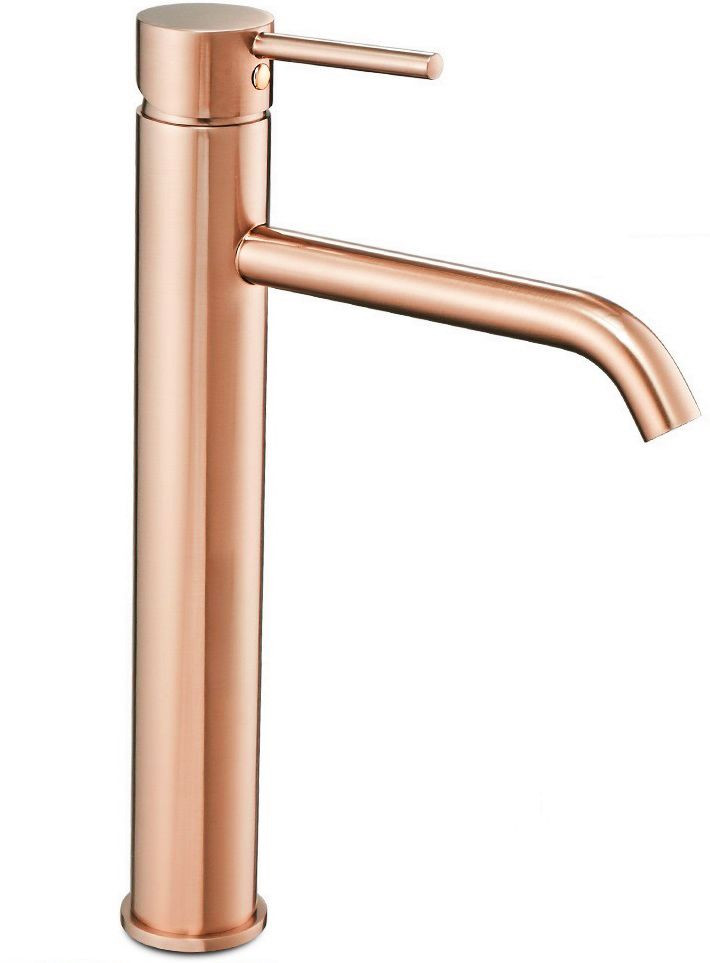 Poze Baterie Lungo Rose Gold lucios înaltă – H 28 cm