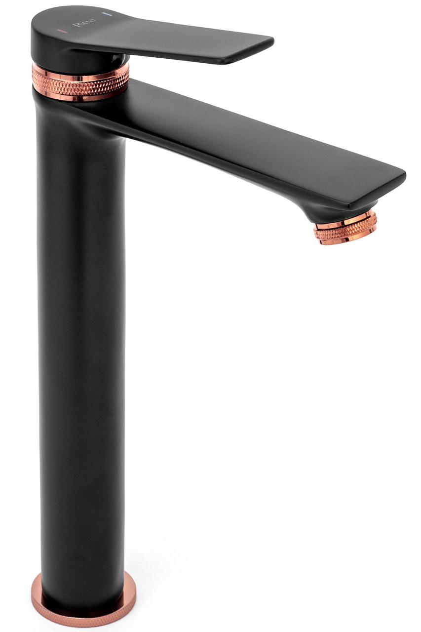 Poze Baterie Viral inalta negru/roz gold H30,5 cm