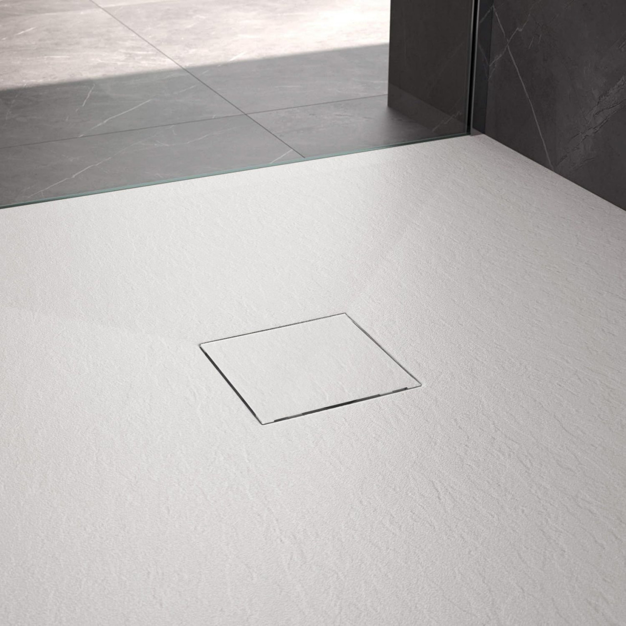 Poze Cadita pentru dus Magnum alba 120x90