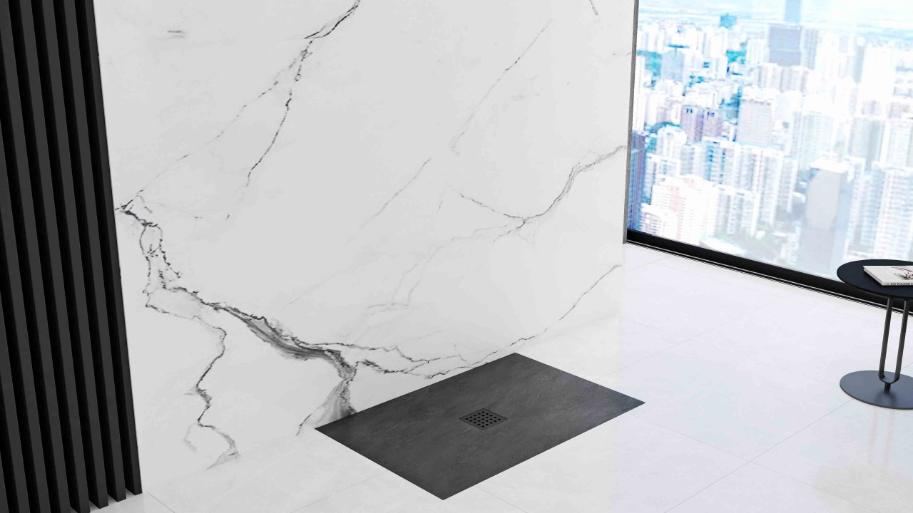 Poze Cadita pentru dus Stone 80x120