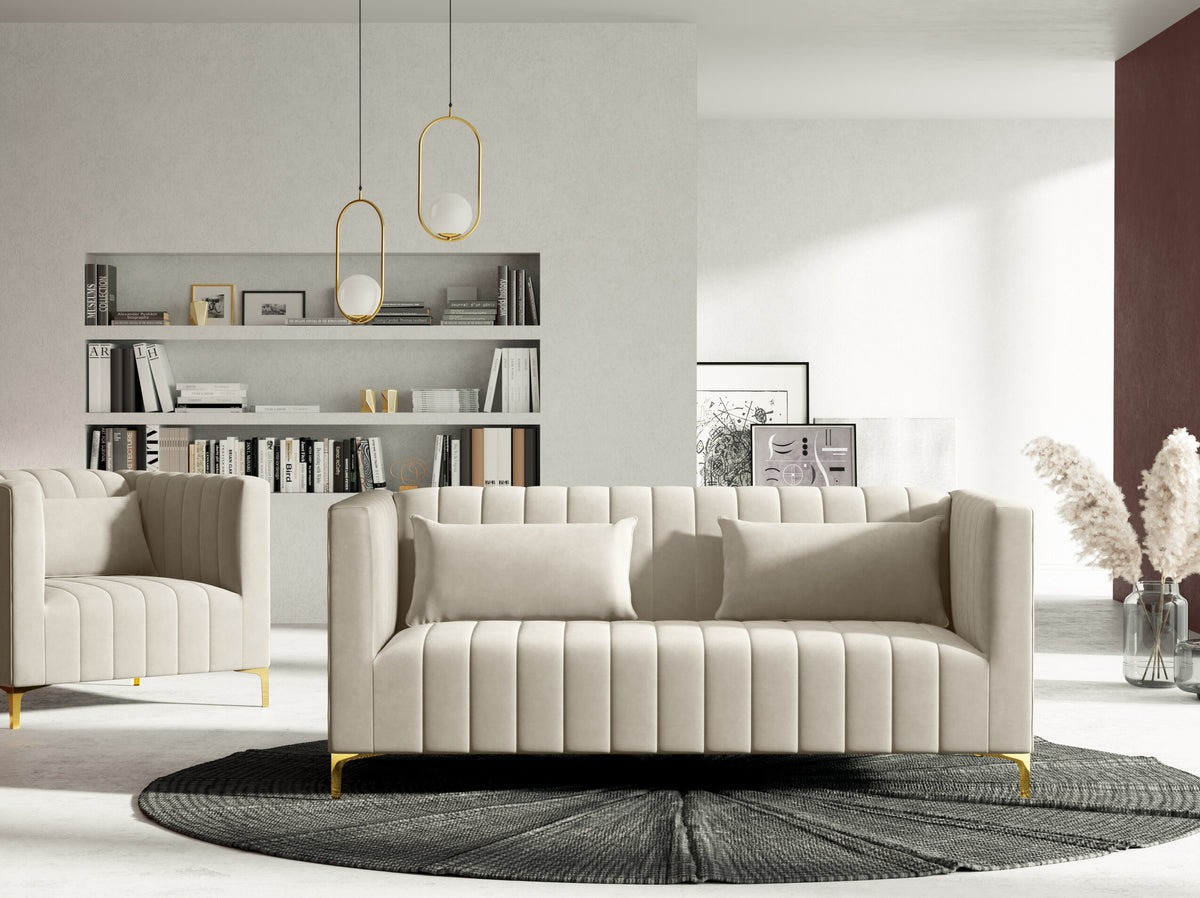 Poze Canapea 2 locuri Annite catifea L160 cm