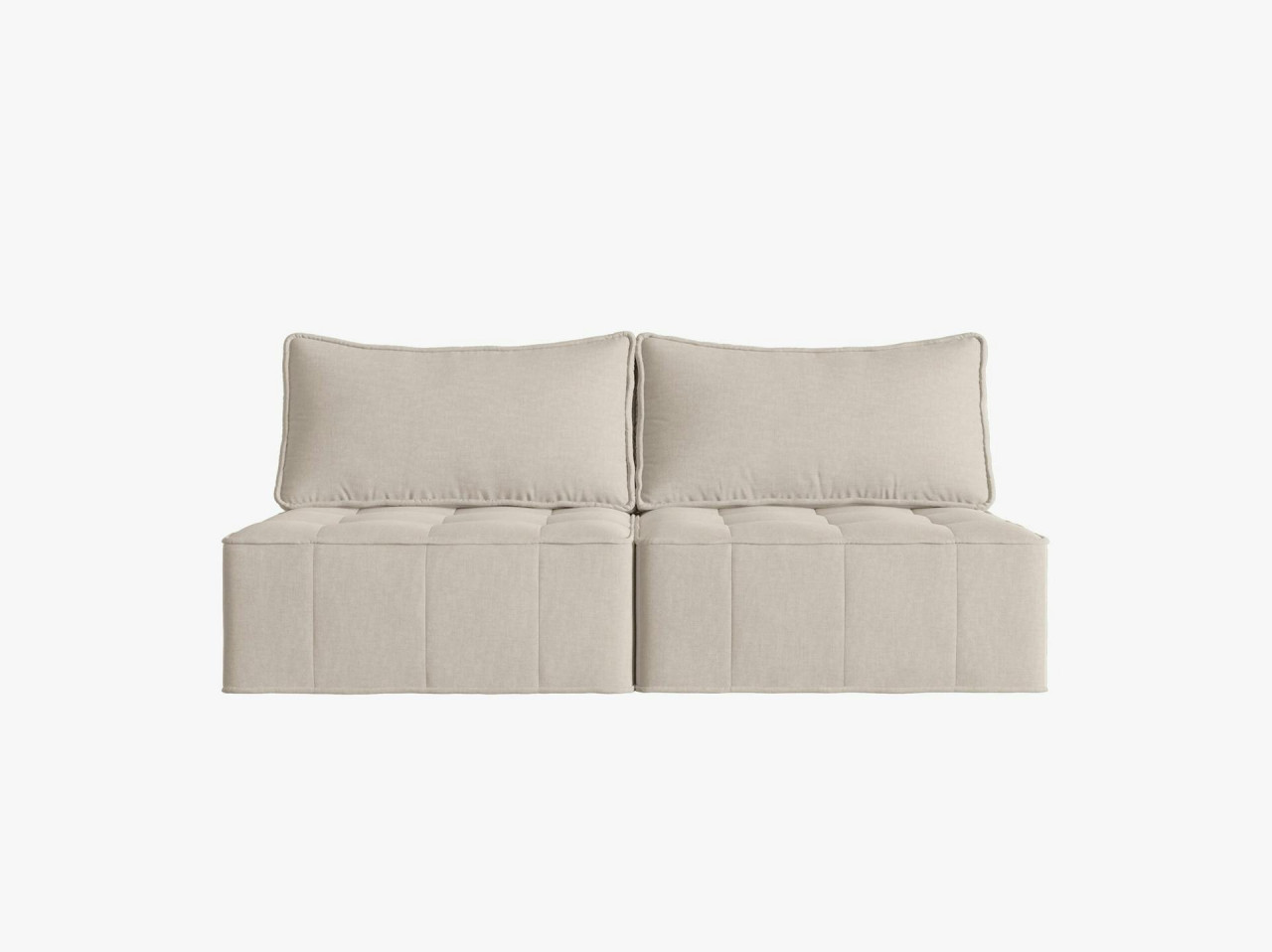 Poze Canapea 2 locuri fara brate Mike stofa L160 cm