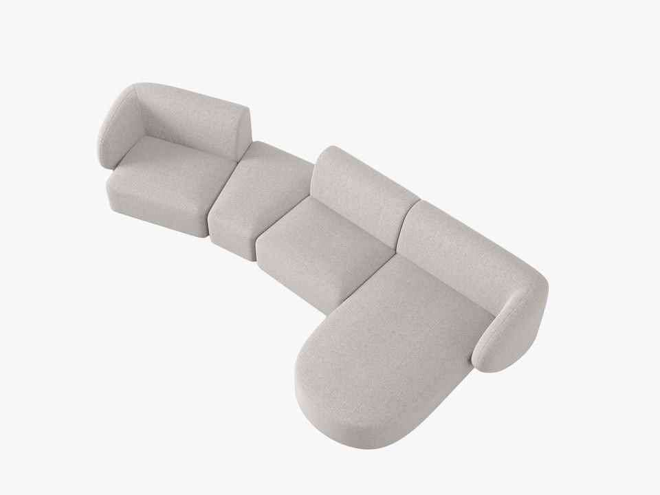 Poze Canapea 5 locuri Shane chenille L338 cm