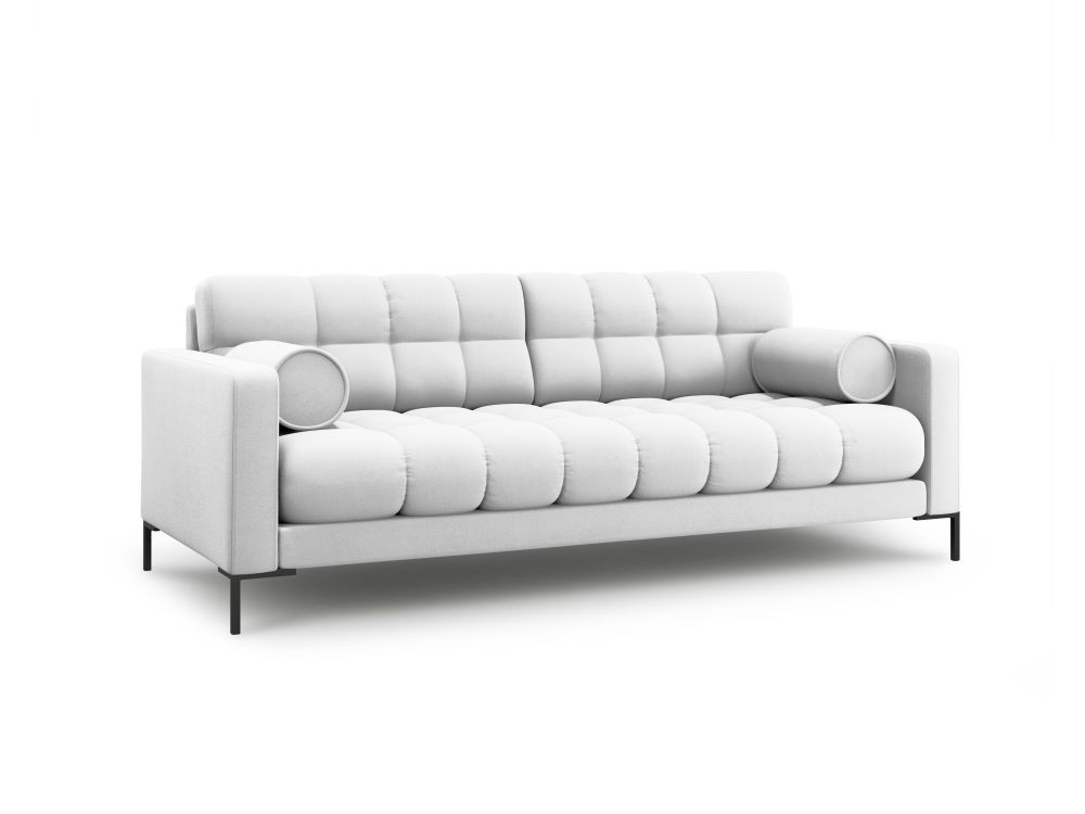 Poze Canapea Bali 3 locuri stofa/picioare negre – L177 x l92 x h75