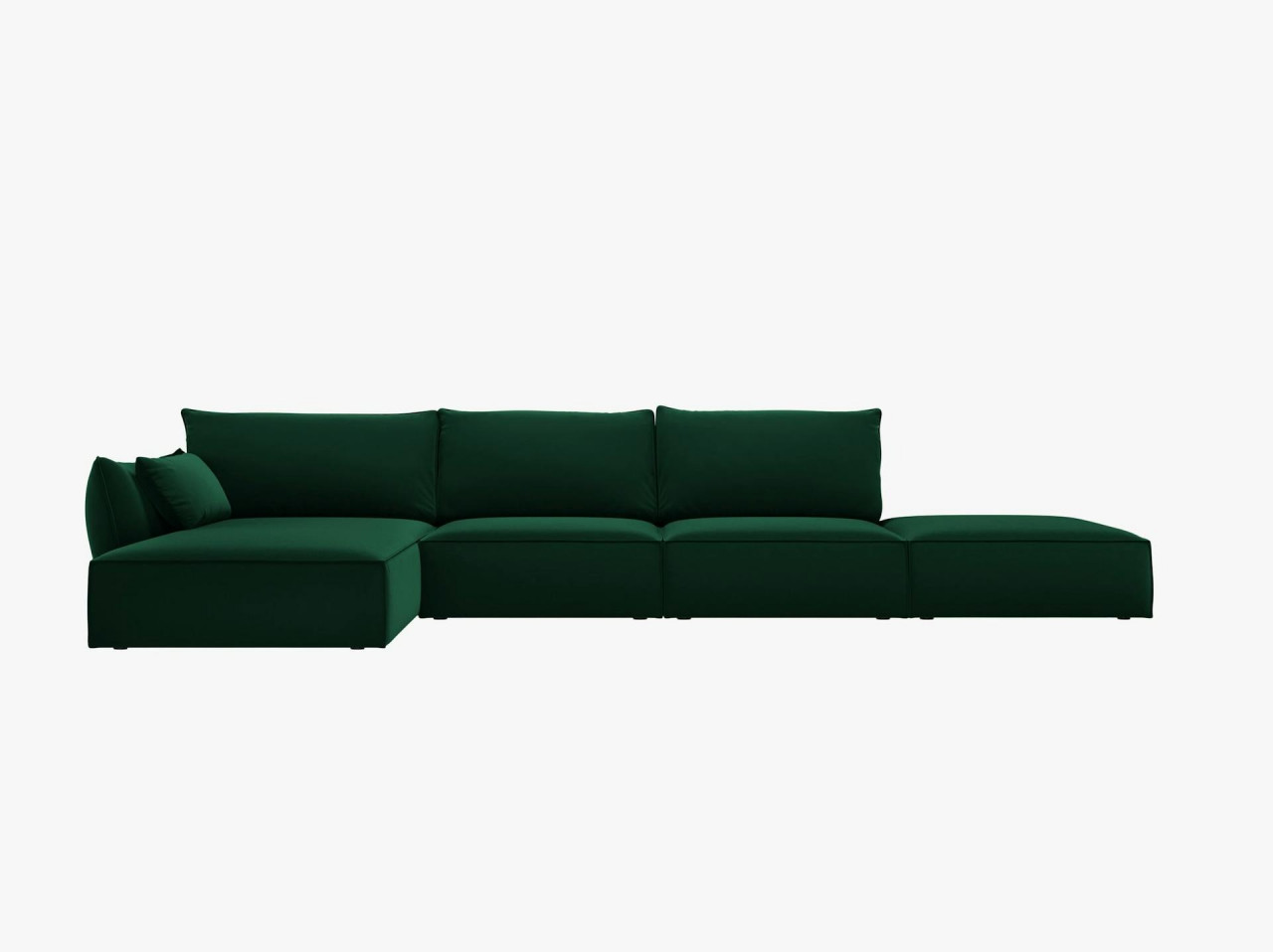 Poze Canapea deschisa 5 locuri Kaelle catifea L364 cm