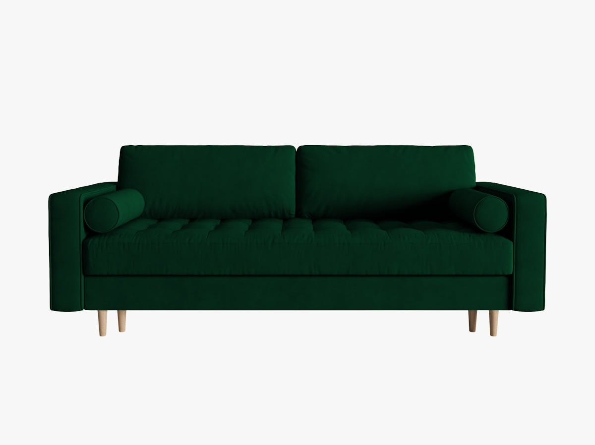 Poze Canapea extensibila 3 locuri Gobi catifea L225 cm