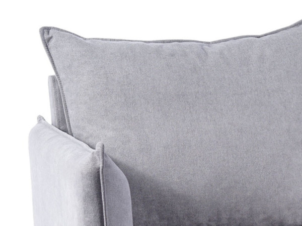 Poze Canapea tapitata Flora Velvet – Gri