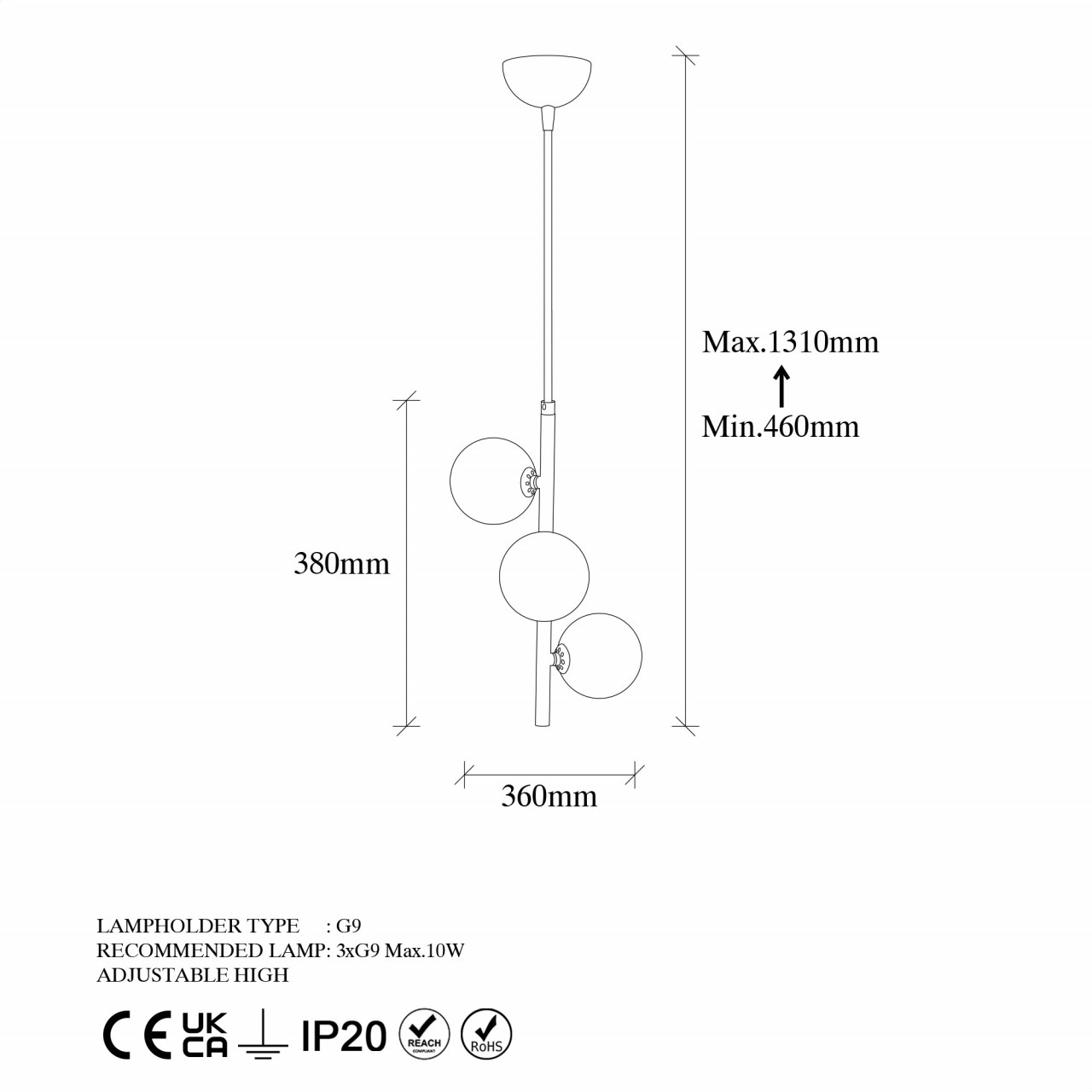 Poze Candelabru Domino - 11046