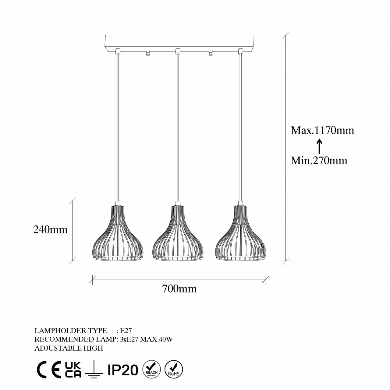 Poze Candelabru Telyildo - 12170