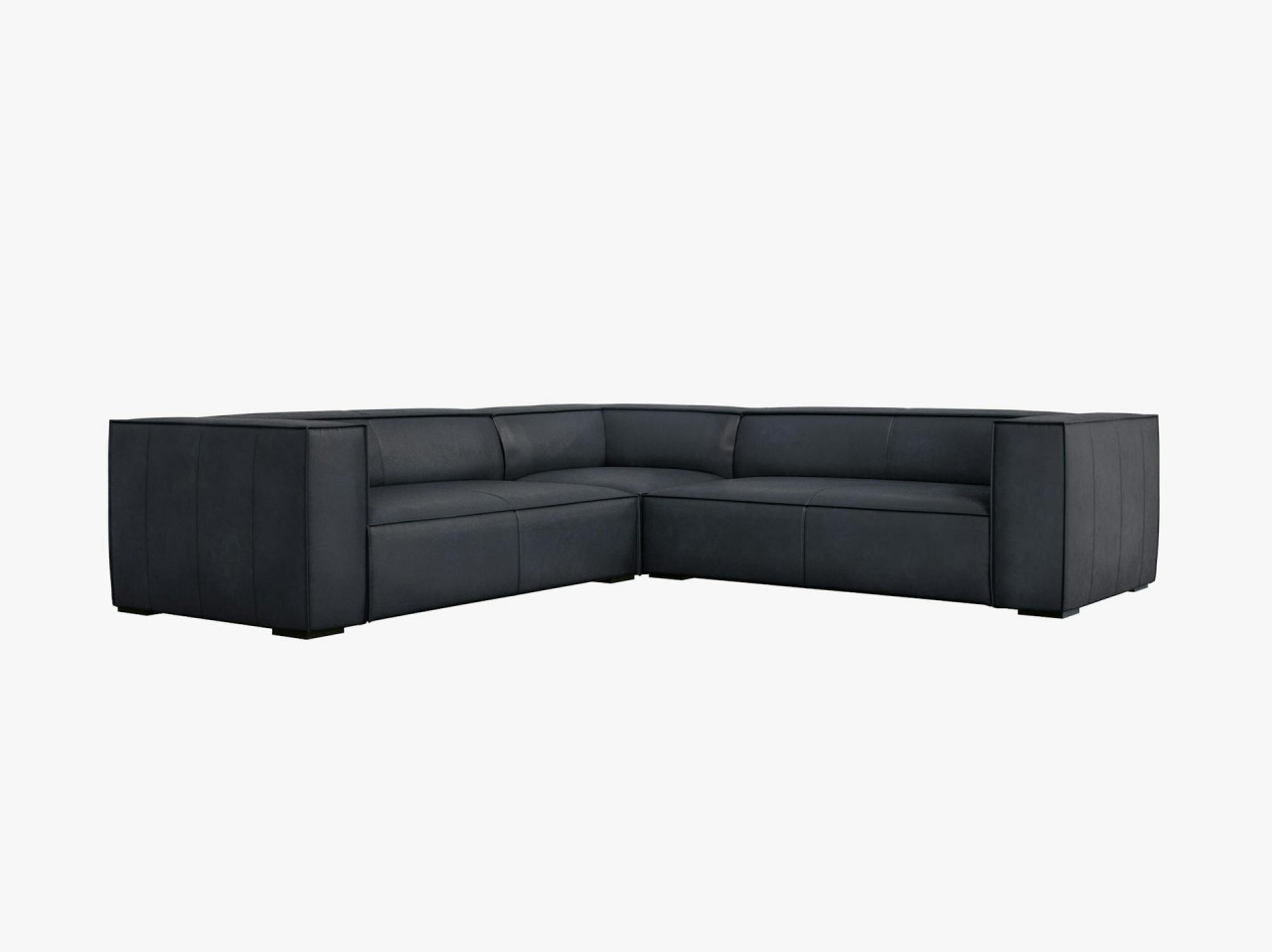 Poze Coltar 5 locuri Agawa piele naturala L280 cm