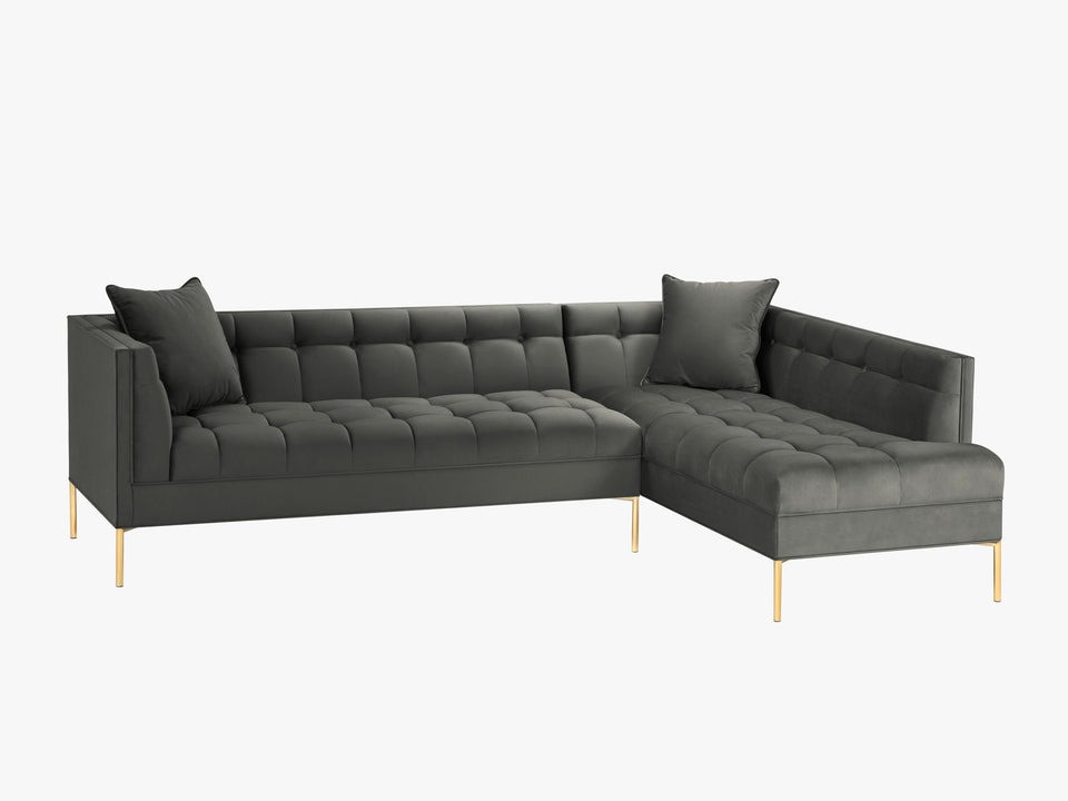 Poze Coltar 5 locuri Karoo catifea L270 cm