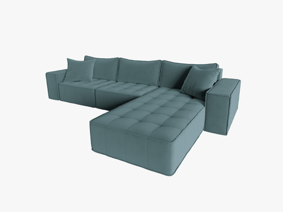 Poze Coltar 5 locuri Mike catifea L292 cm