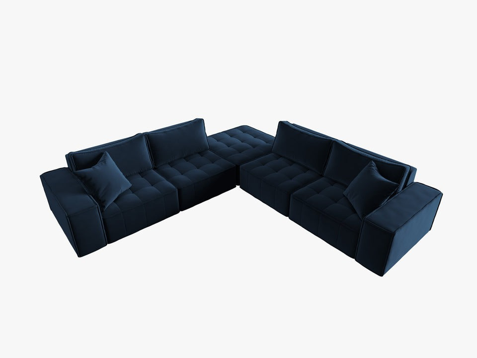 Poze Coltar 7 locuri Mike catifea L276 cm