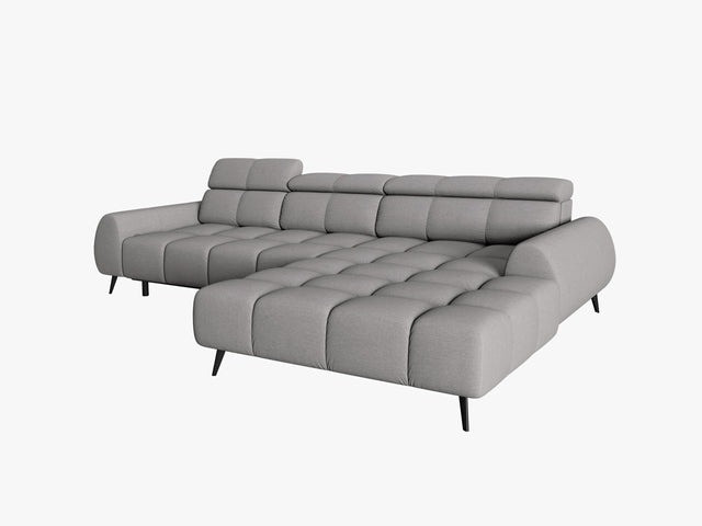 Poze Coltar cu reglaj electric 5 locuri Alyse stofa L295 cm