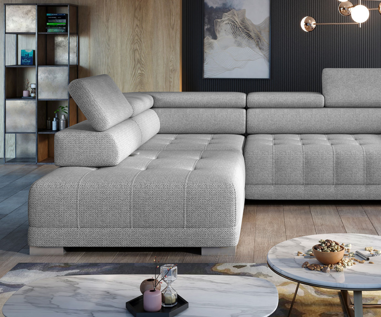 Poze Coltar cu reglaj electric Campo L – L292 x l220 x h101 cm