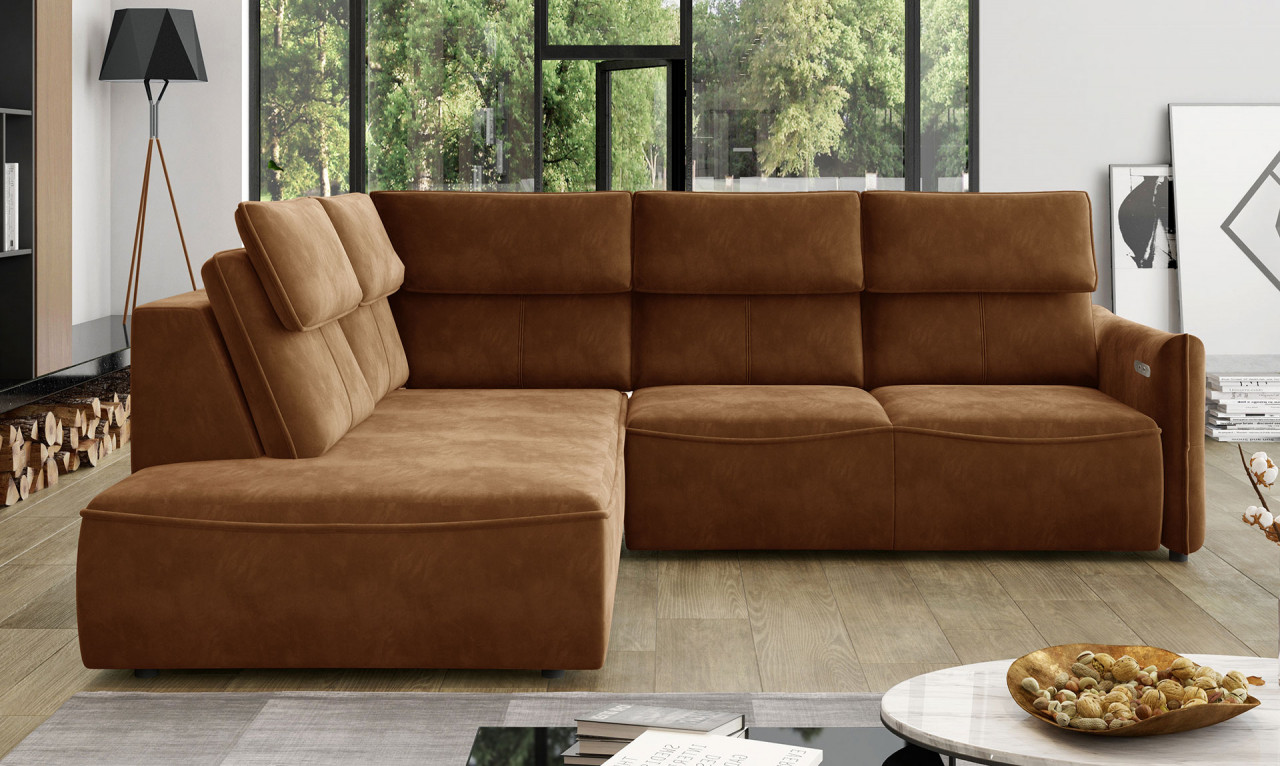 Poze Coltar cu reglaj electric Mango L - L257 x l223 x h97 cm
