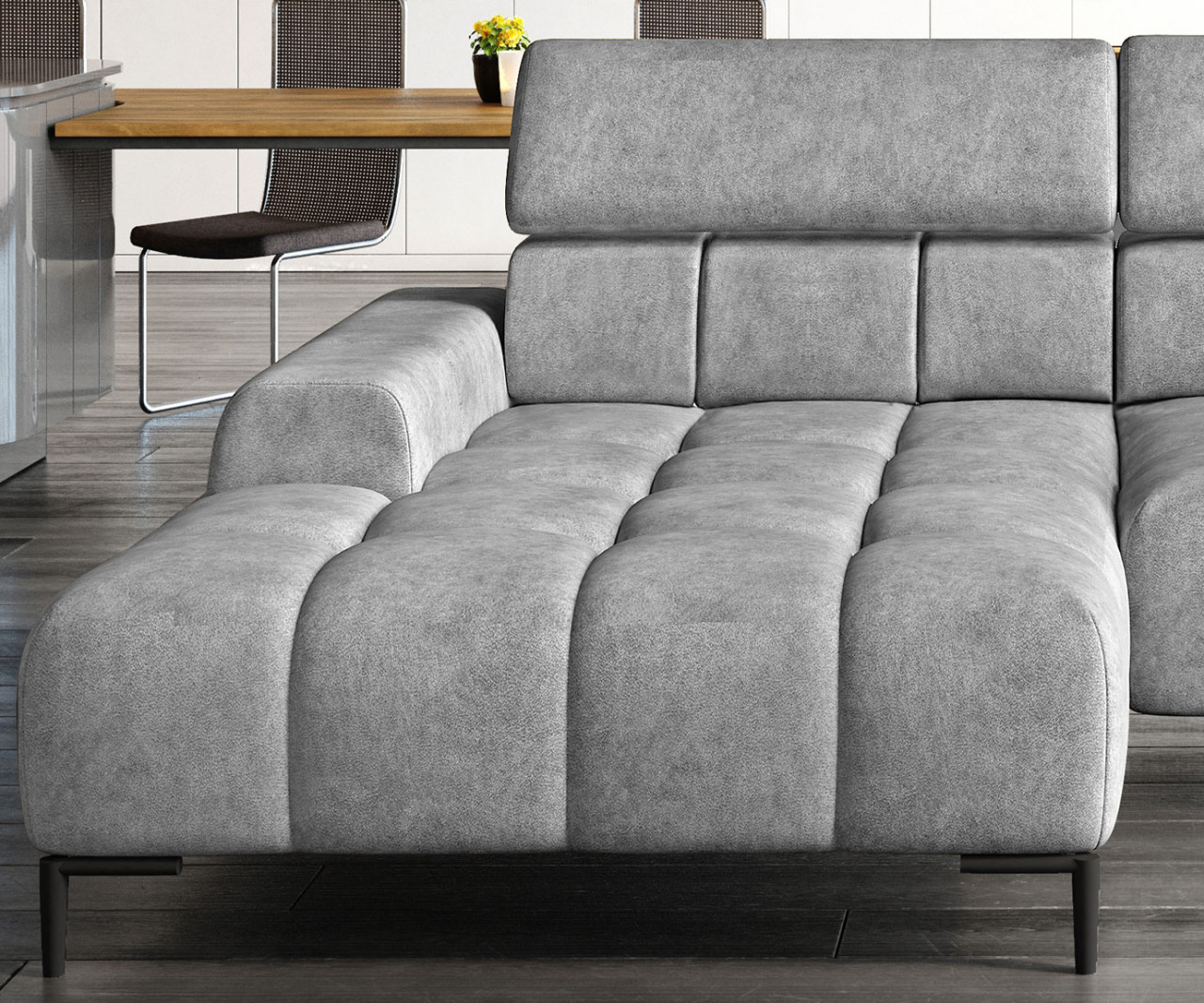 Poze Coltar cu reglaj electric Plaza mini - L270 x l177 x h99 cm