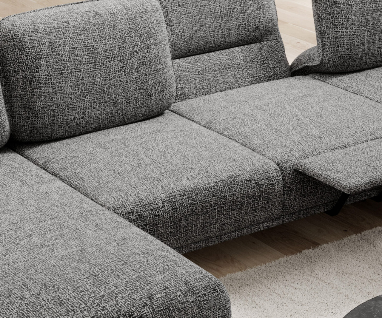 Poze Coltar cu spatar reglabil Storm XL L387 cm