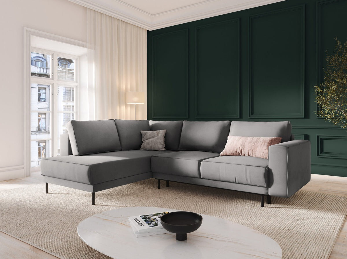 Poze Coltar extensibil 5 locuri Caro catifea L247 cm