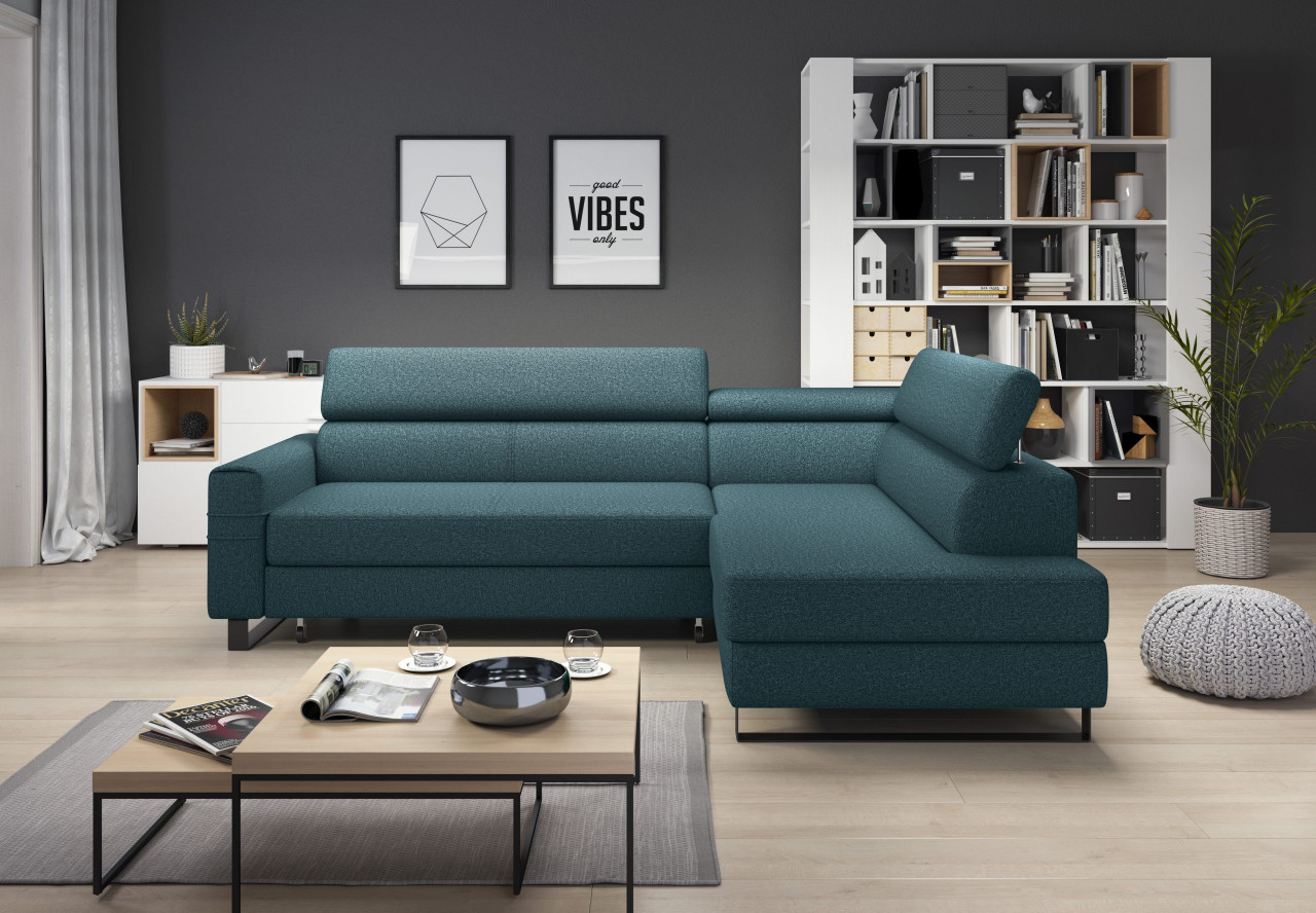 Poze Coltar extensibil Livio - L249 x l184 x h90 cm