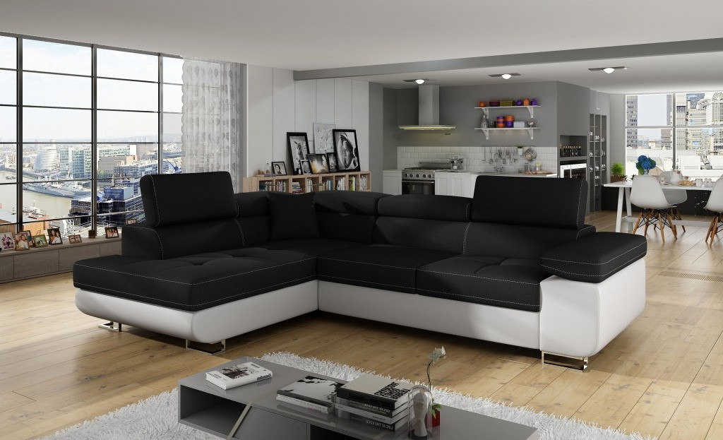 Poze Coltar living extensibil Anton – L275 x l202 x h70 cm