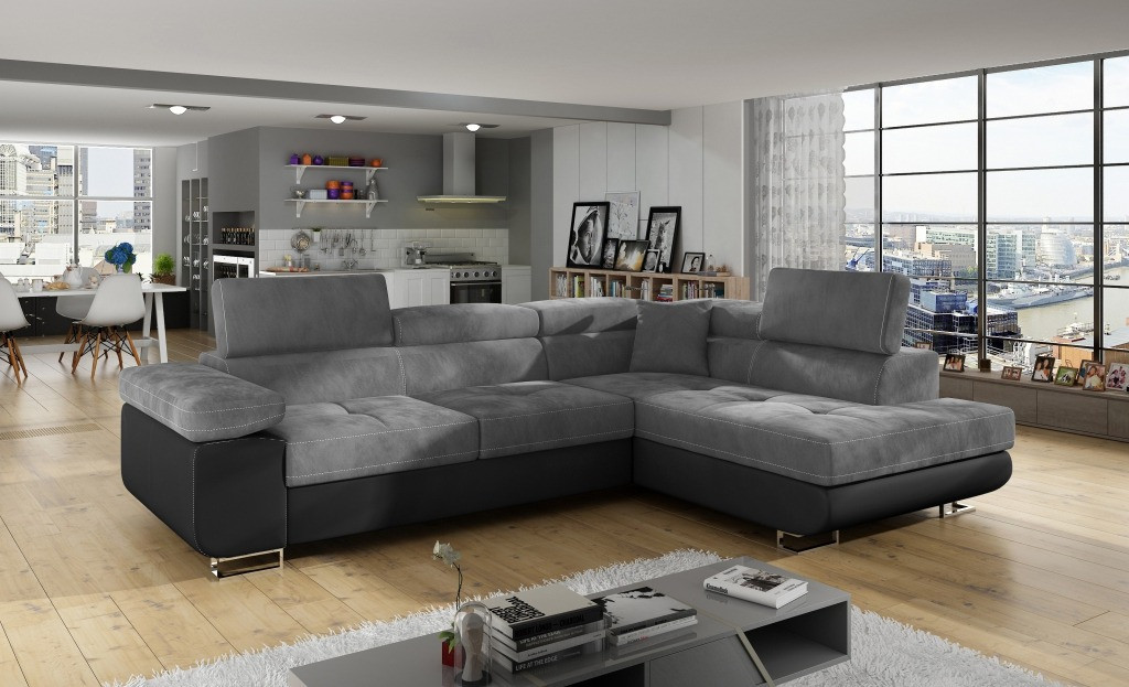 Poze Coltar living extensibil Anton – L275 x l202 x h70 cm