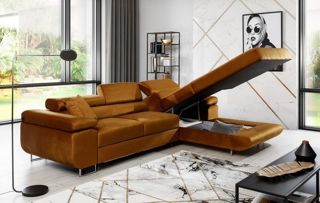 Poze Coltar living extensibil Armando – L280 x l205 x h70 cm