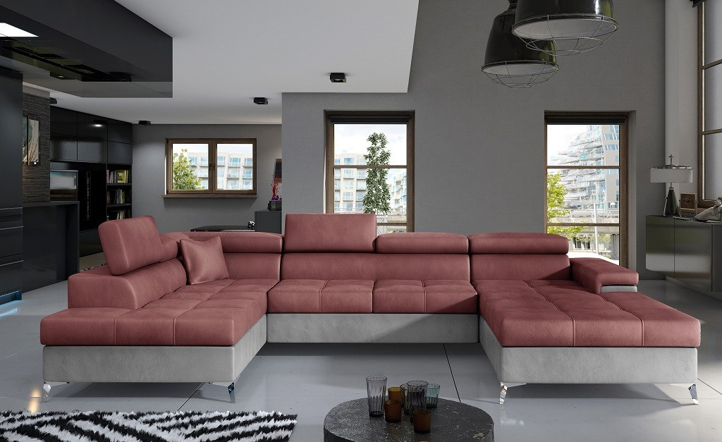 Poze Coltar living extensibil Eduardo – L345 x l202 x h90 cm