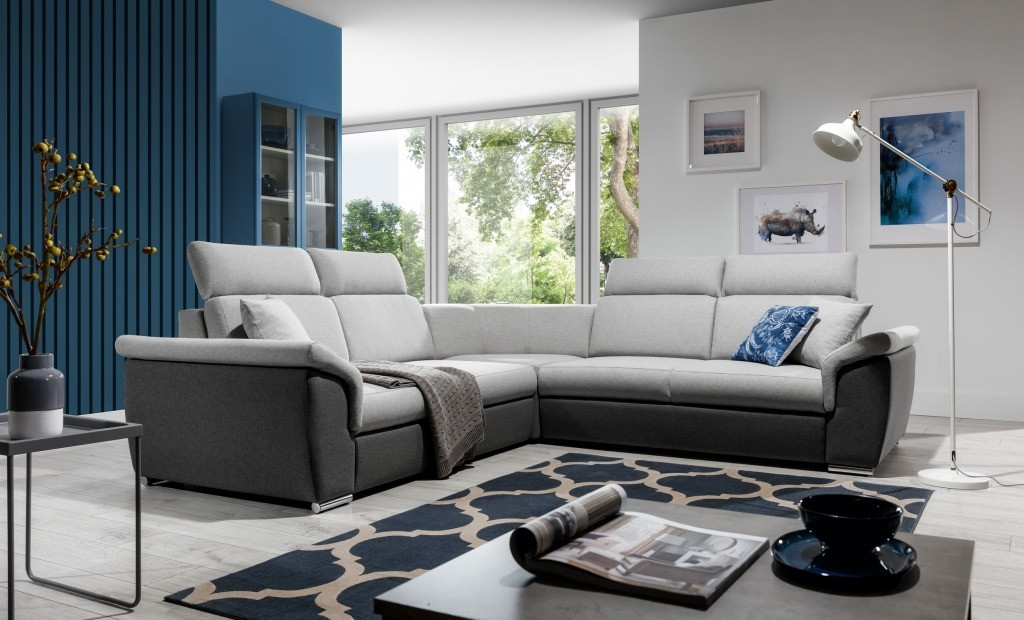 Coltar living extensibil federico – l268 x l268 x h102 cm