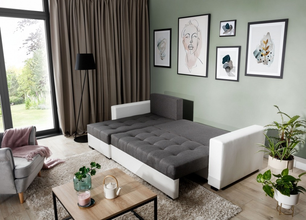 Poze Coltar living extensibil Newark – L237 x l150 x h90 cm