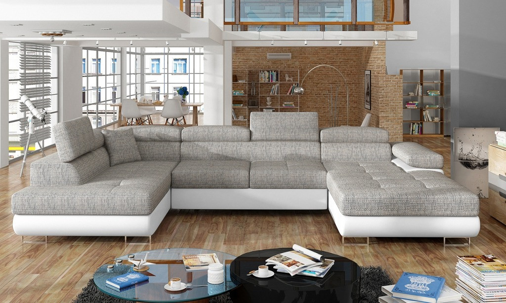 Poze Coltar living extensibil Rodrigo – L345 x l202 x h90 cm