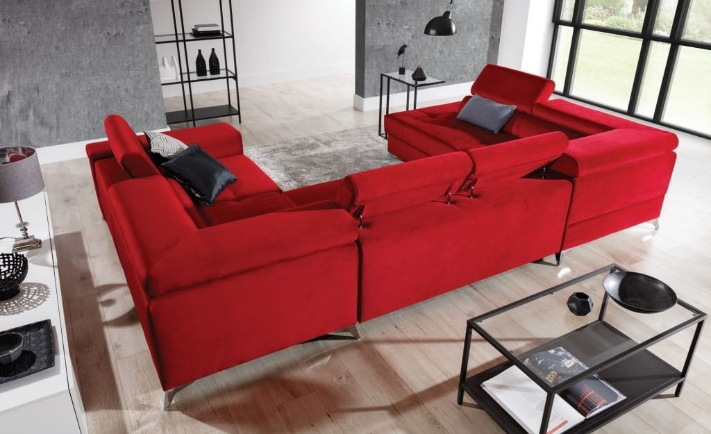 Poze Coltar living extensibil Thiago – L350 x l202 x h90 cm