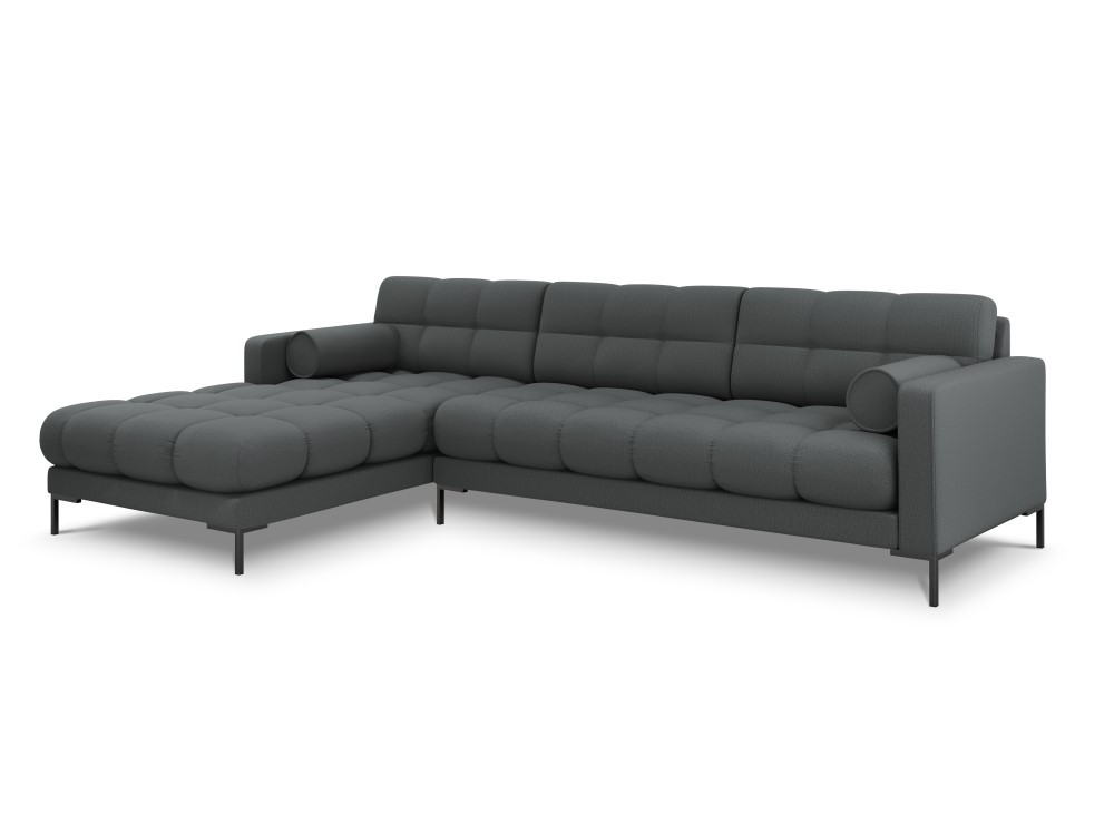 Poze Coltar tapitat Bali 5 locuri Meg367 picioare negre - L293 cm