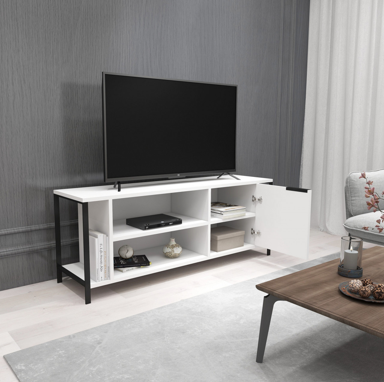 Poze Comoda TV Bond alba