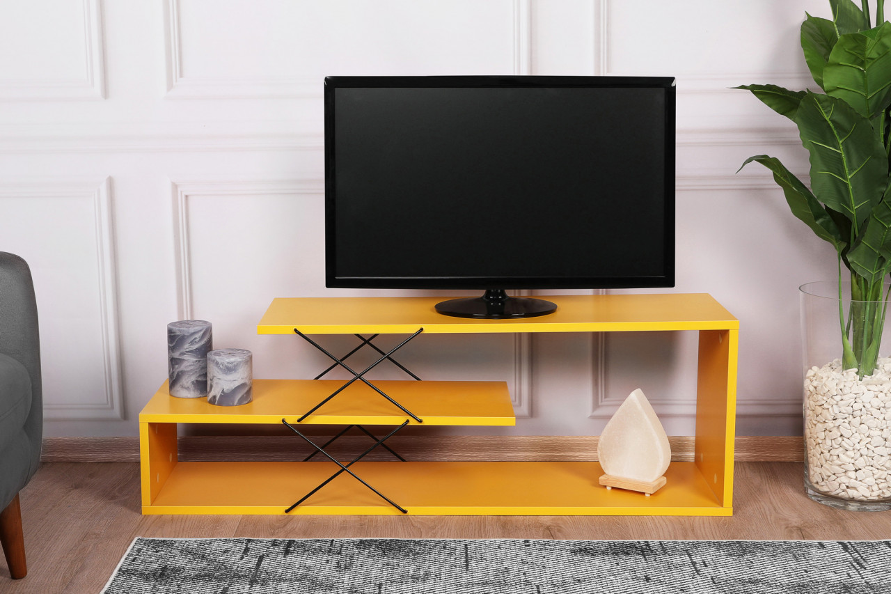 Poze Comoda TV Zigzag galben