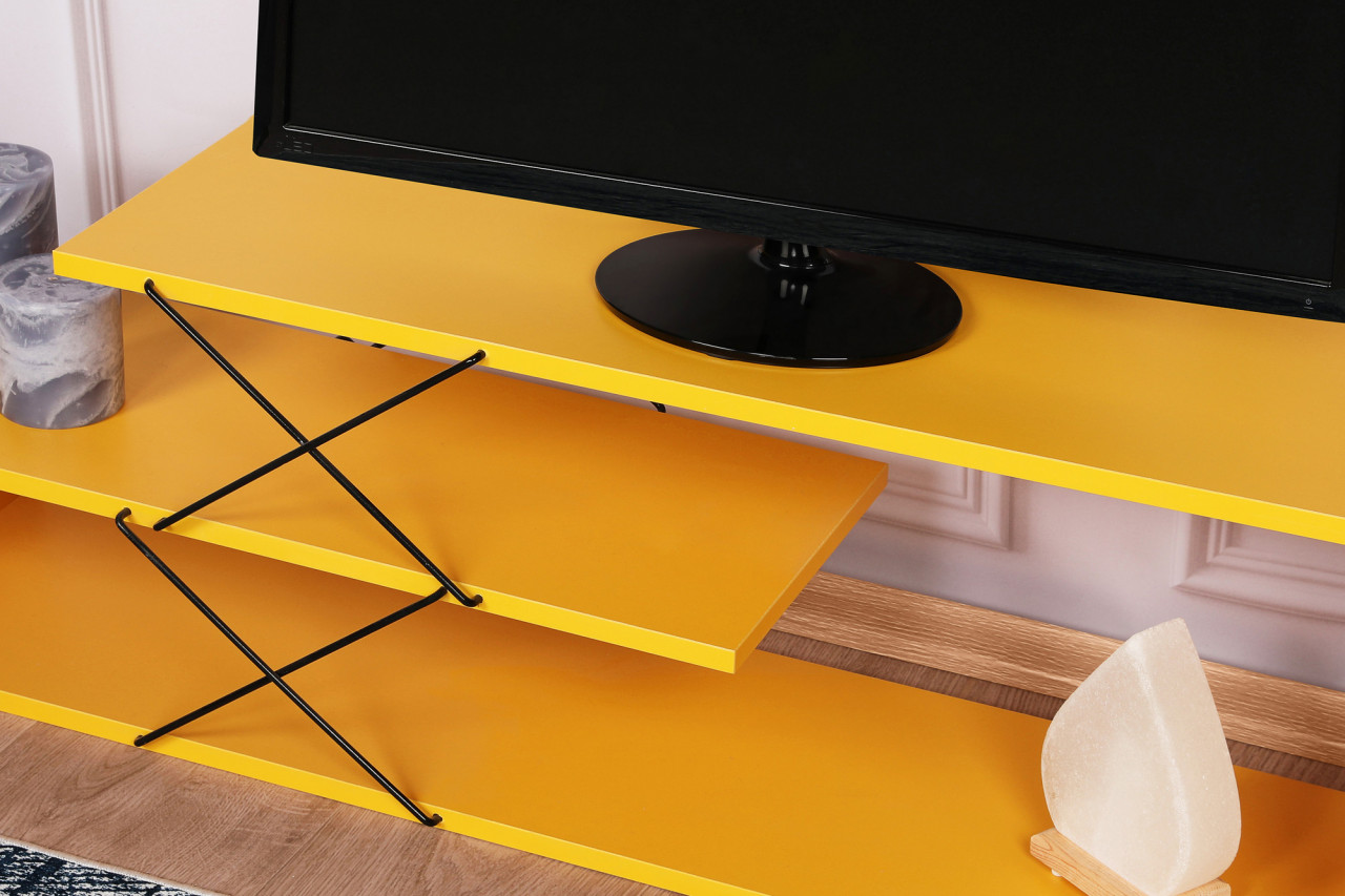 Poze Comoda TV Zigzag galben