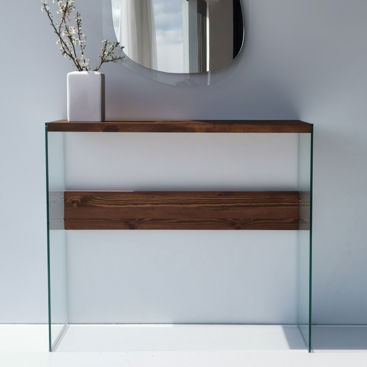 Poze Consola Niagara nuc + sticla L92 cm - H80 cm