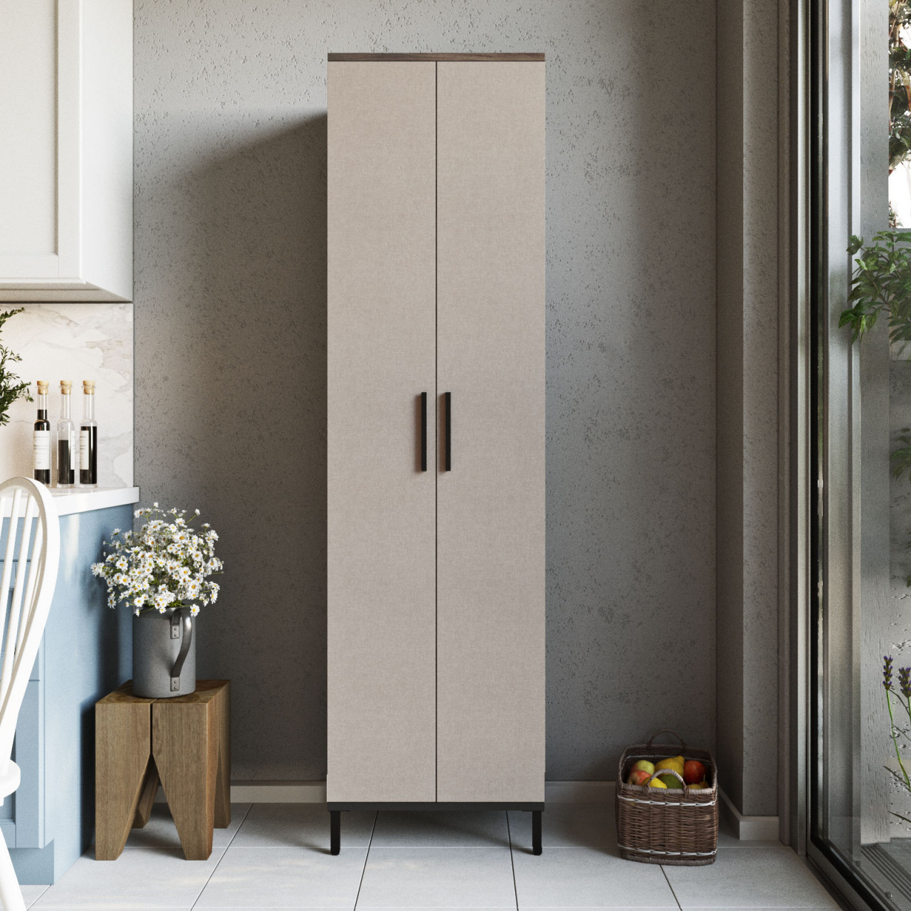Poze Dulap MDF multifunctional VE4 - CV L50 cm - H183,6 cm
