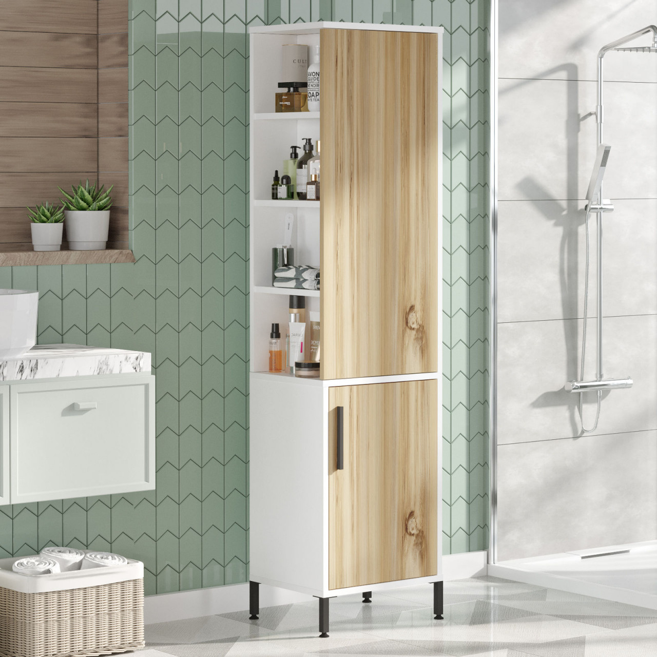 Poze Dulap MDF multifunctional VI1-WK L45 cm - H173,6 cm