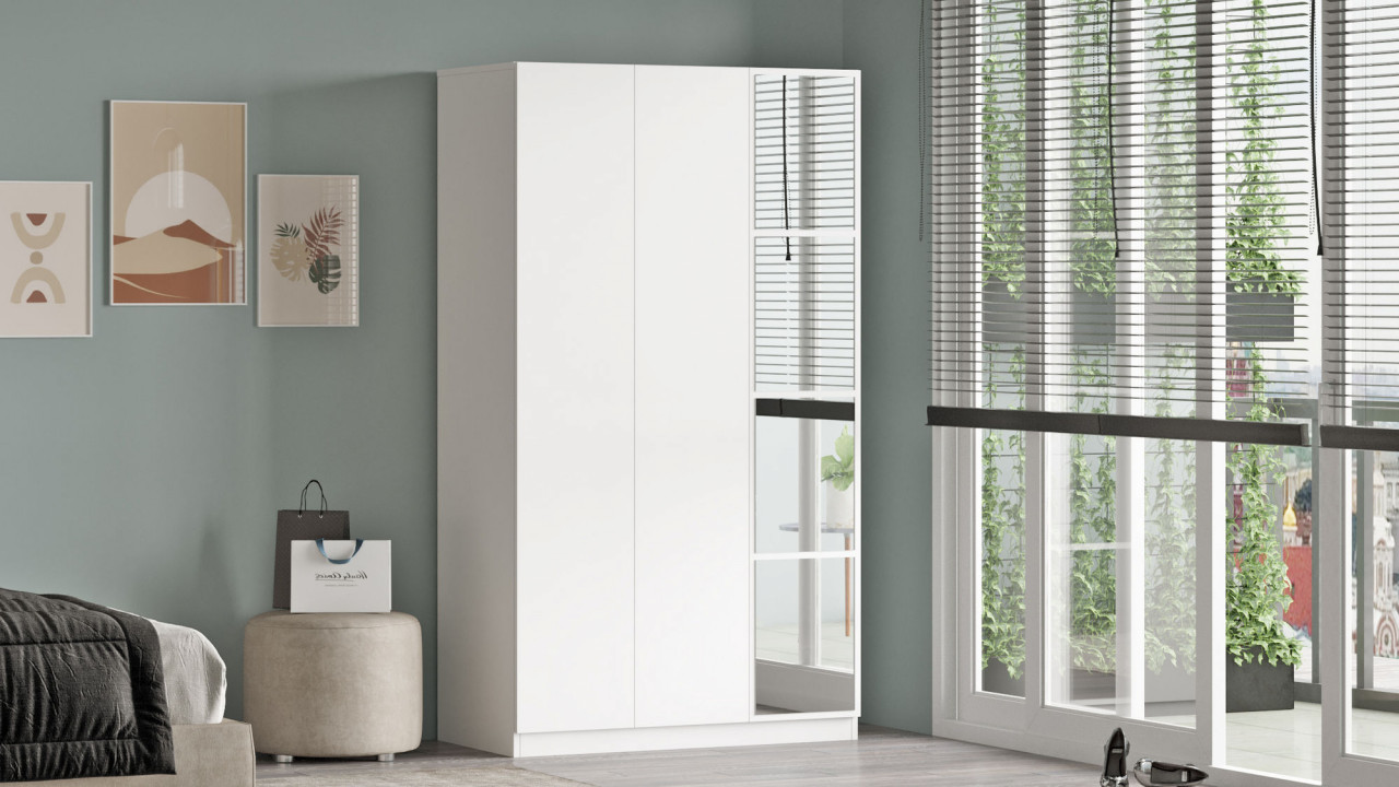 Poze Dulap MDF pentru haine HM1 L103,8 cm - H183,8 cm