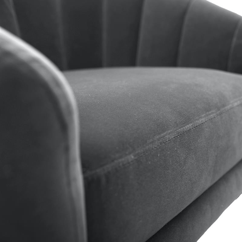 Poze Fotoliu Britney velvet gri - H78 cm
