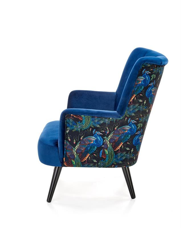 Poze Fotoliu Pagoni velvet bleumarin - H95 cm