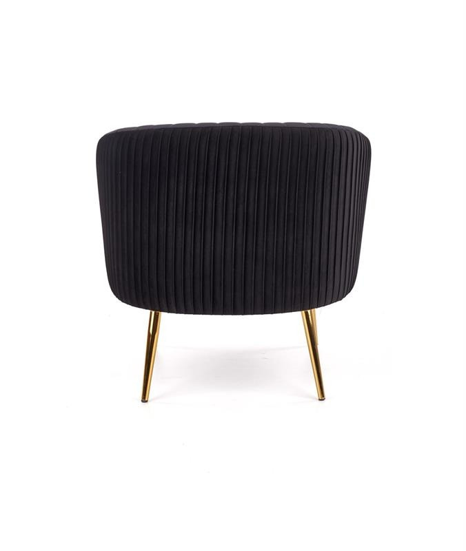 Poze Fotoliu tapitat Crown negru