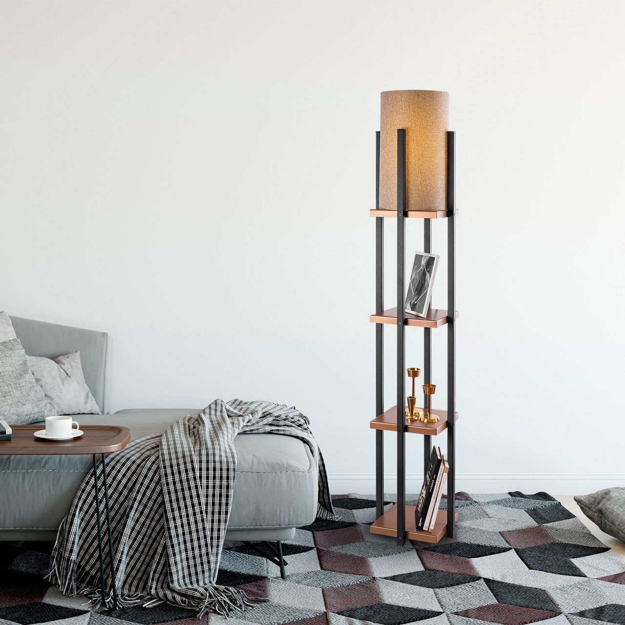 Poze Lampadar 7114 - Black, Copper