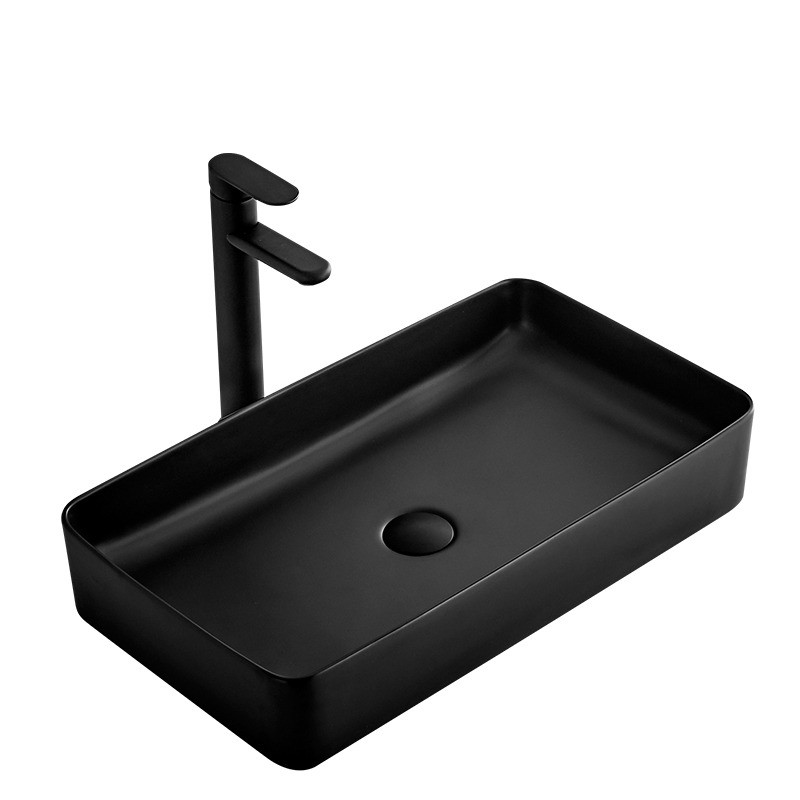 Poze Lavoar Denis ceramica sanitara negru mat