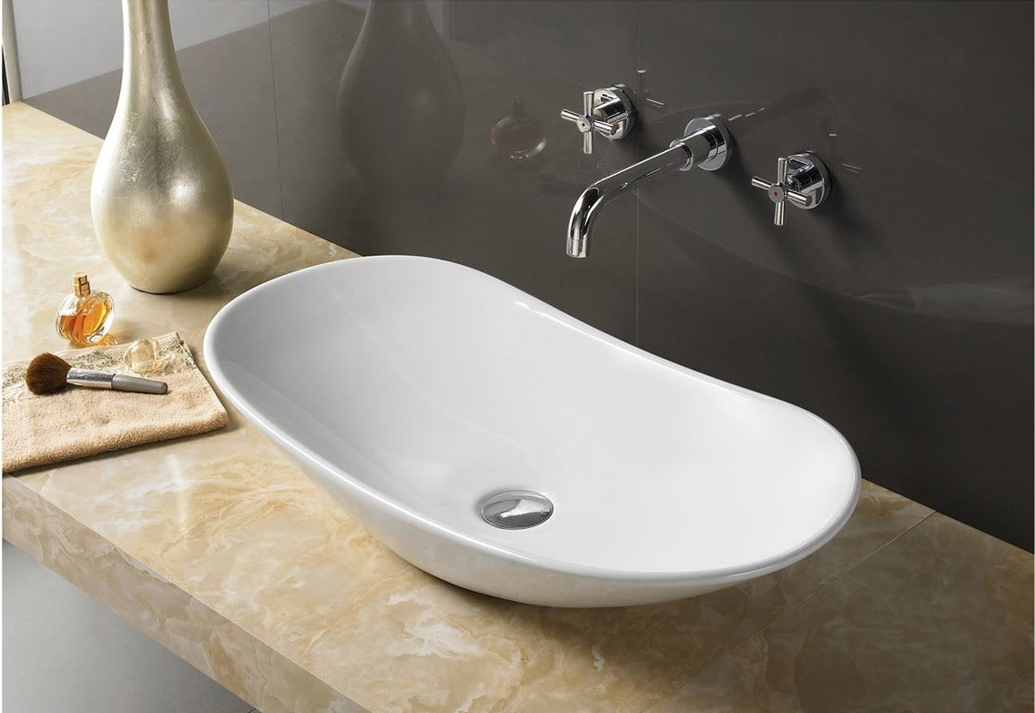 Poze Lavoar Royal alb ceramica sanitara - 62 cm