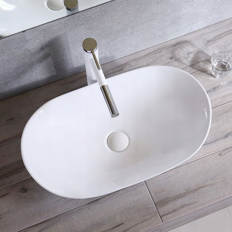 Poze Lavoar Royal alb ceramica sanitara - 62 cm