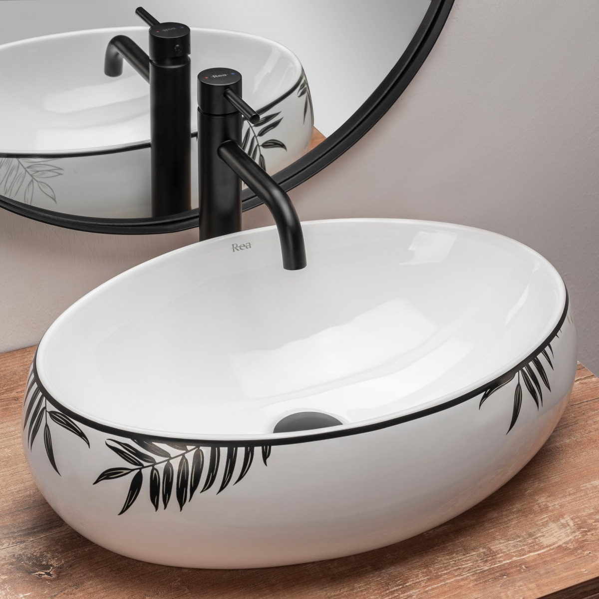 Poze Lavoar Shila alb ceramica sanitara - 41 cm